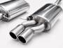 DUPLEX Auspuffanlage Edelstahl AUDI A4 Quattro/4WD Limo,Avant Typ B6/8E Motor: 1.8T, 2.0TFSI in S4 Optik 2x76mm rund, versetzt