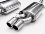 DUPLEX Auspuffanlage Edelstahl AUDI A4 Quattro/4WD Limo,Avant Typ B6/8E Motor: 1.8T, 2.0TFSI in S4 Optik 2x76mm rund, versetzt