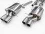 DUPLEX Auspuffanlage Edelstahl AUDI A4 Quattro/4WD Limo,Avant Typ B6/8E Motor: 1.8T, 2.0TFSI in S4 Optik 2x76mm rund, versetzt