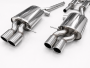 DUPLEX Auspuffanlage Edelstahl AUDI A4 Quattro/4WD Limo,Avant Typ B6/8E Motor: 1.8T, 2.0TFSI in S4 Optik 2x76mm rund, versetzt