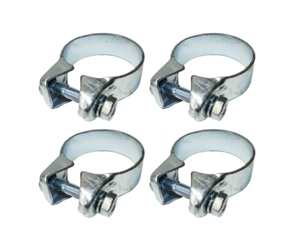 4x Auspuffschelle 73,5mm Flachschelle Breitbandschelle Stahl verzinkt M10