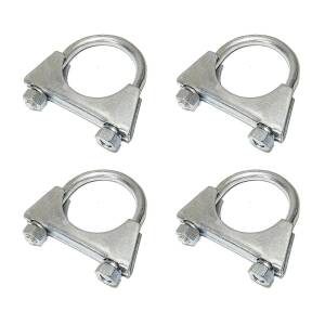 4x Auspuffschelle M8 U-Klammer Stahl 45mm...