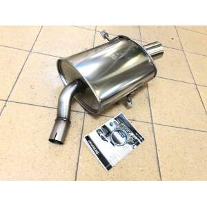 Edelstahl Endschalldämpfer MINI Cabrio 1.6i 66-85KW...