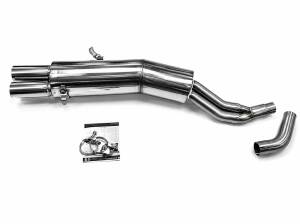 Supersport Auspuff BMW E34 Edelstahl 2x70mm