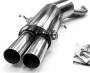 Supersport Auspuff BMW E34 Edelstahl 2x70mm