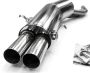 Supersport Auspuff BMW E34 Edelstahl 2x70mm