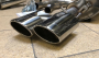 Edelstahl Sportschalldämpfer Duplex MERCEDES BENZ CLS Typ C219 Baujahr 10/04-