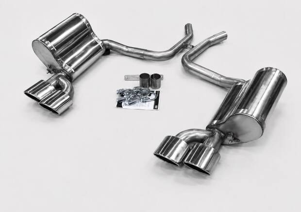 Duplex Edelstahl Sportschalldämpfer MERCEDES BENZ SL Typ R230