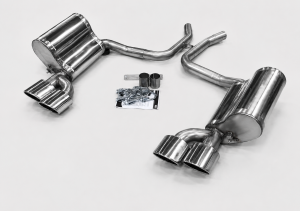 Duplex Edelstahl Sportschalldämpfer MERCEDES BENZ SL Typ R230