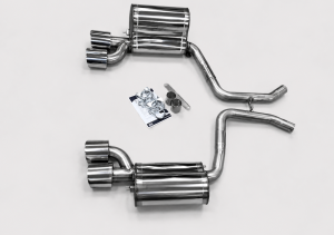Duplex Edelstahl Sportschalldämpfer MERCEDES BENZ SL Typ R230
