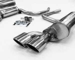 Duplex Edelstahl Sportschalldämpfer MERCEDES BENZ SL Typ R230