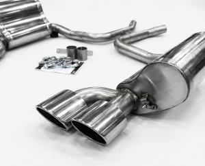 Duplex Edelstahl Sportschalldämpfer MERCEDES BENZ SL Typ R230