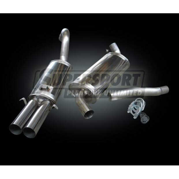 Edelstahl Komplettanlage AUDI 80, 90 Typ 89 Cabrio, Coupé Baujahr 10/86-12/96 Motor: 2.6, 2.8