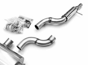Edelstahl Komplettanlage Duplex ab Kat AUDI TT Typ 8J Baujahr 10/06-