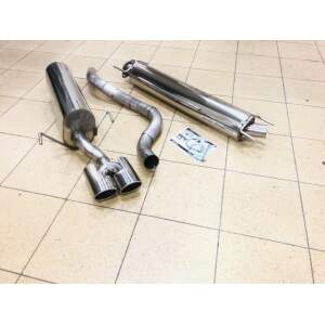 Edelstahl Sportauspuffanlage OPEL Zafira Typ A-H/ MONOCAB Bj.: 07/05- für OPC Line