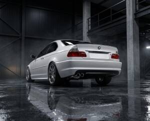 Edelstahl Endschalldämpfer BMW 3er Coupé,Limo,Touring Typ E46