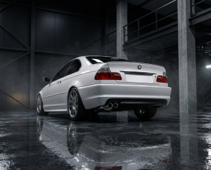 Edelstahl Endschalldämpfer BMW 3er Coupé,Limo,Touring Typ E46
