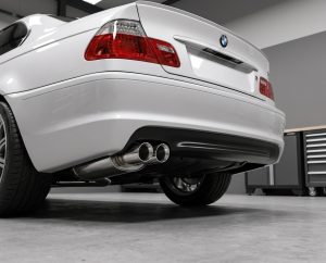 Edelstahl Endschalldämpfer BMW 3er Coupé,Limo,Touring Typ E46