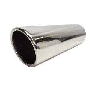 Endrohr Anschweißendrohr Edelstahl hochglanzpoliert...