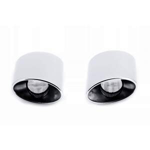 Endrohr Anschweißendrohr SET 2x 92x157mm seitlich...