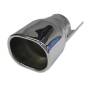 Powerendrohr Edelstahl hochglanzpoliert Universal 78x92mm mit Adapter