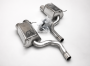 Edelstahl Endschalldämpfer DUPLEX MERCEDES BENZ SLK II (R171)