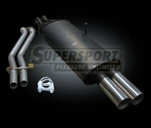 Stahl Endschalldämpfer BMW 3er E30 Bj. 11/82-05/93...