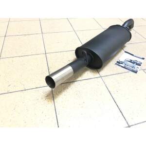 Stahl Endschalldämpfer VW Golf 2 8V (19E) 08/83-...