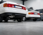 Edelstahl Endschalldämpfer AUDI 80,90 Typ 89