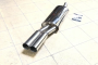 Edelstahl Endschalldämpfer AUDI A4 2WD Typ B5 - 2x70mm