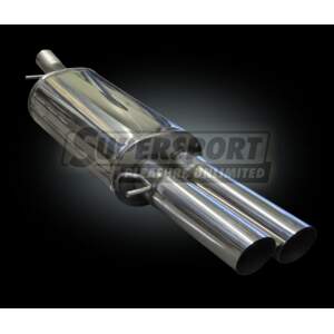 Edelstahl Endschalldämpfer AUDI A6 Typ 4B Limo,...