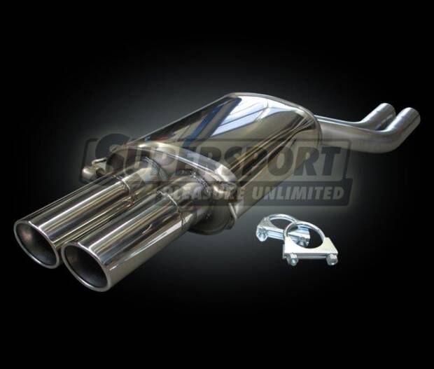 Edelstahl Sportschalldämpfer AUDI A8, S8 Frontantrieb, Quattro Typ D2