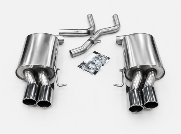 Duplex Edelstahl Sportschalldämpfer AUDI A4 Typ 8E,B6,B7