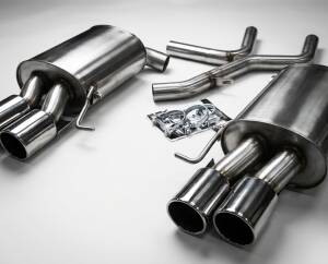 Duplex Edelstahl Sportschalldämpfer AUDI A4 Typ 8E,B6,B7