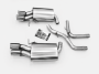 Duplex Edelstahl Sportschalldämpfer AUDI A4 Typ 8E,B6,B7