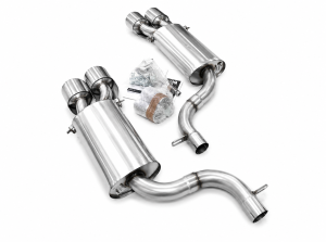 Duplex Edelstahl Endschalldämpfer AUDI A8 Typ 4E Quattro