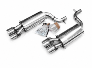 Duplex Edelstahl Endschalldämpfer AUDI A8 Typ 4E Quattro
