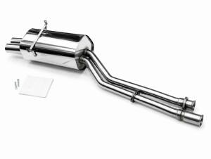 Edelstahl Endschalldämpfer BMW 3er E36 - Motor 325i, 328i