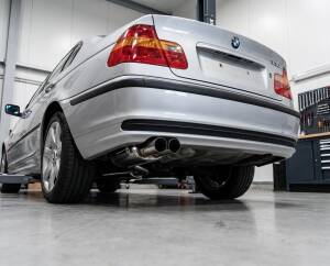 Edelstahl Endschalldämpfer BMW 3er Typ E46 Bj. 04/1998-09/2000 Motor: 320i,323i,328