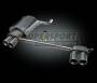 DUPLEX Endschalldämpfer Edelstahl BMW 5er Typ E39 Bj. 12/95- 4x90mm Endrohren - nur passend für M5 Stoßstange