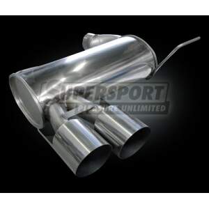 Edelstahl Endschalldämpfer BMW 1er Coupe E82 09/04-...