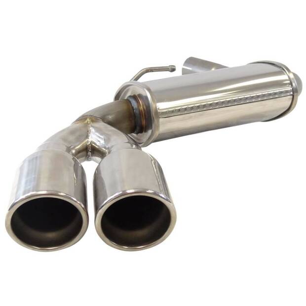 Edelstahl Endschalldämpfer BMW 1er E87 118D 120D