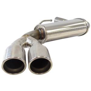 Edelstahl Endschalldämpfer BMW 1er E87 118D 120D