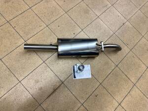 Edelstahl Sportschalldämpfer VW Golf 2 Limo Typ 19E