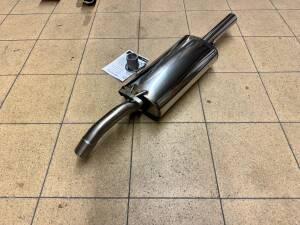 Edelstahl Sportschalldämpfer VW Golf 2 Limo Typ 19E