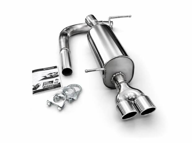 SUPERSPORT Edelstahl Endschalldämpfer VW Polo 6R Bj.: 05/09- Motor 1.2,1.4,1.6TD