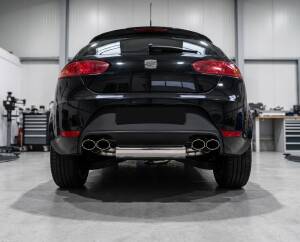 DUPLEX Edelstahl Endschalldämpfer SEAT Leon Typ 1P Bj:09/05- Motor 1.4,1.4TSI,1.6,1.8TSI,2.0