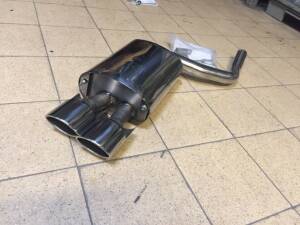 Edelstahl Endschalldämpfer MERCEDES BENZ C-Klasse...