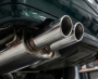 Edelstahl Endschalldämpfer MERCEDES BENZ E-Klasse W210 Bj.06/95- E200, E230, E240, E280 (Modelle mit Einzel-Eingangsrohr)