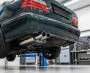Edelstahl Endschalldämpfer MERCEDES BENZ E-Klasse W210 Bj.06/95- E200, E230, E240, E280 (Modelle mit Einzel-Eingangsrohr)